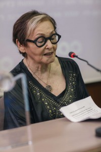 IMG_9404 השופטת בדימוס ברכה אופיר-תום בעת נאומה בטקס