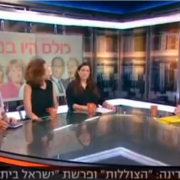 צילום מסך מתוך ראיון של יפעת זמיר מנכ"לית העמותה בתוכנית לונדון וקירשנבאום