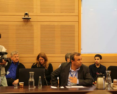 פיליפ אזרד מנכ"ל עיריית אילת בכנס השקת מדד השקיפות באתרי הרשויות המקומיות לשנת 2017, ועדת השקיפות בכנסת